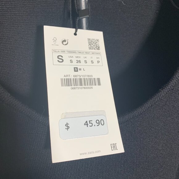NWT Zara Dress - Picture 2 of 2